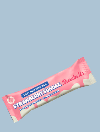 Barebells Soft Proteinbar. Strawberry Sundae